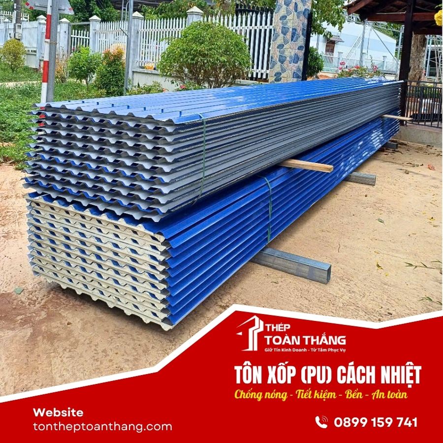 Tôn cách nhiệt Bình Phước chống nóng, giảm ồn cho mọi công trình